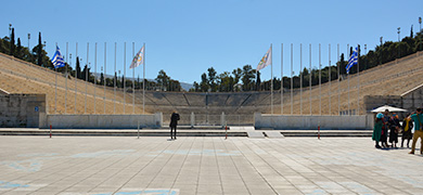 Oud Olympisch Stadion in Athene